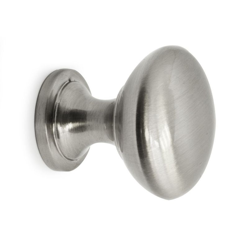 Habo Knopp Amadeus 27,5mm Borstad nickel SB