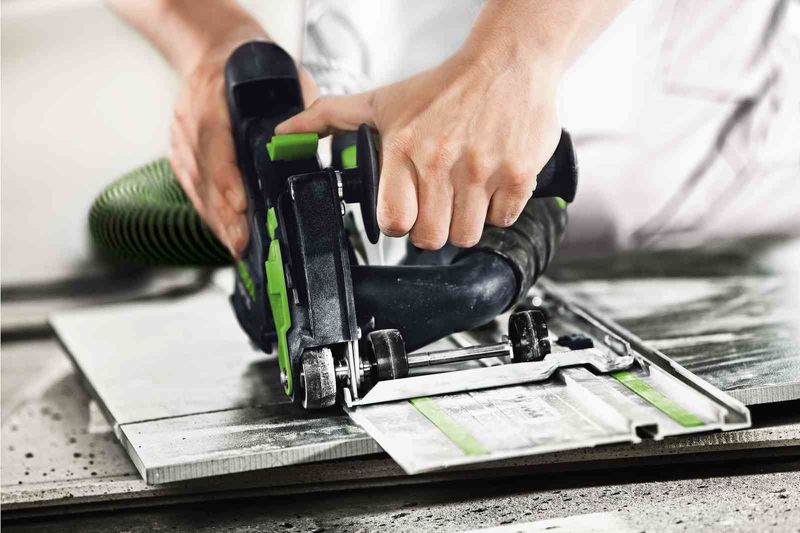 Festool DSC-AG 125 Plus-FS Diamantkap (Inkl. styrskena)