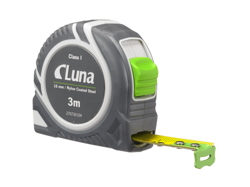 Luna LPL Måttband Push Lock 3m
