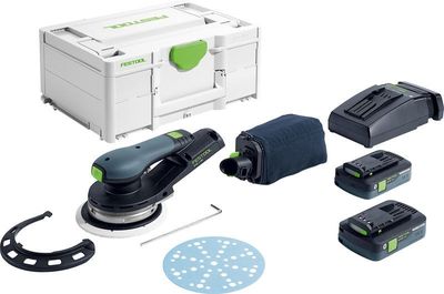 Festool Batterislip Rund Excenter ETSC 2 150 4,0 I-Plus (2x4,0ah)
