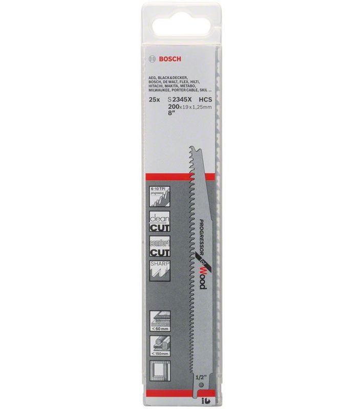 Bosch S2345X Tigersågblad Progressor Wood för Trä 25-P