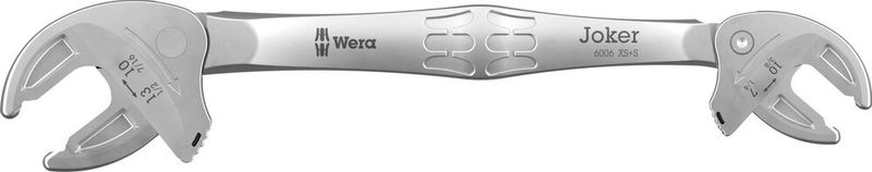 6006 Joker XS/S självinställande U-dubbelnyckel, 7-10 x 1/4-3/8" x 10-13 x 7/16-1/2" x 161 mm