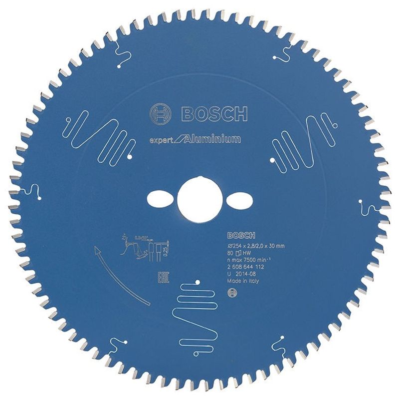 Bosch Sågklinga 254x30x2, 8mm 80T EXPERT ALU