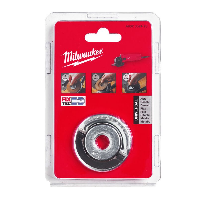 Milwaukee FIXTEC M14 fixtecmutter vinkelslip 115-230mm Universal