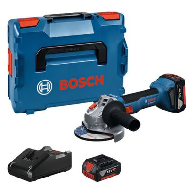 Bosch GWS 18V-8 Vinkelslip 18V 125 mm 2x5,0Ah i L-BOXX