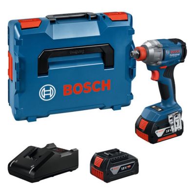 Bosch GDX 18V-285 Slag-/mutterdragare 18V 2x4,0Ah i L-BOXX