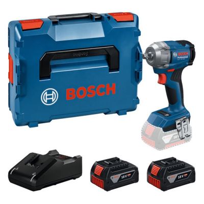 Bosch GDS 18V-350 Mutterdragare 18V 1/2" i L-BOXX (2x4,0Ah)