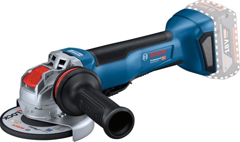 Bosch GWX 18V-10 P Vinkelslip 18V 125mm X-LOCK (utan batteri)