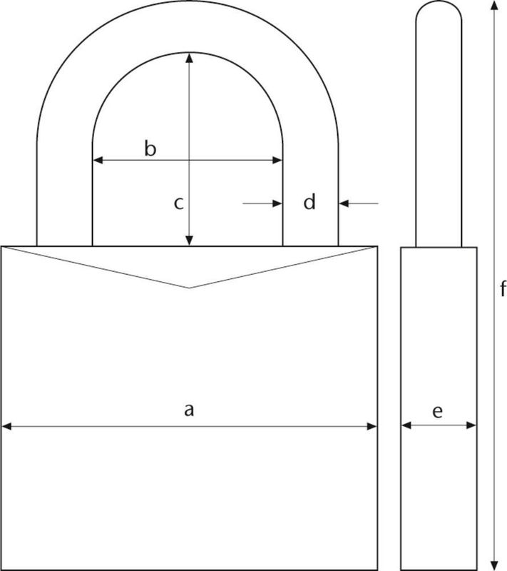 Abus Hänglås 65/50 C