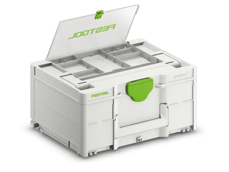 Festool Systainer³ SYS3 DF M 187 med fack i locket