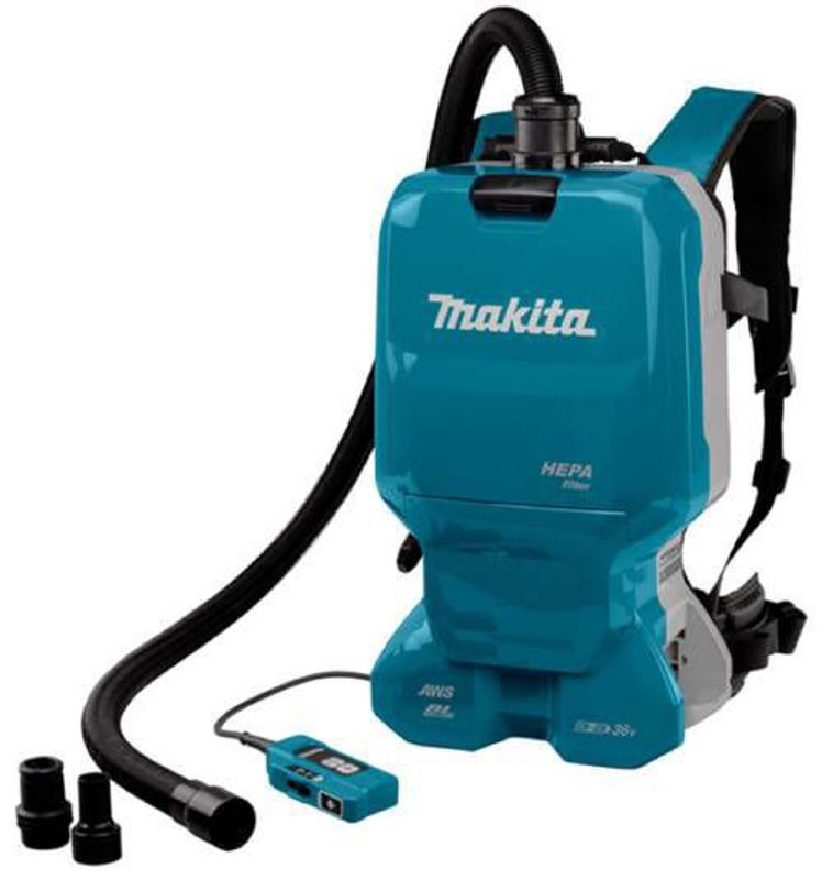 Makita DVC665ZU Ryggburen Dammsugare LXT® 110 mbar 6L (utan batteri)