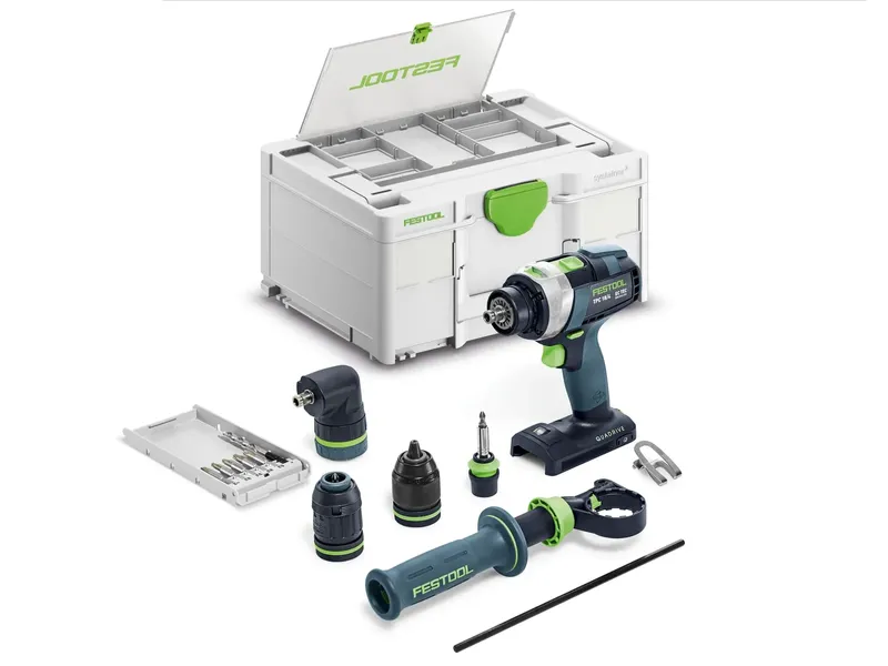 Festool Skruvdragare & slagborr QUADRIVE TPC 18/4 Basic-Set/XL 18V (utan batterier)