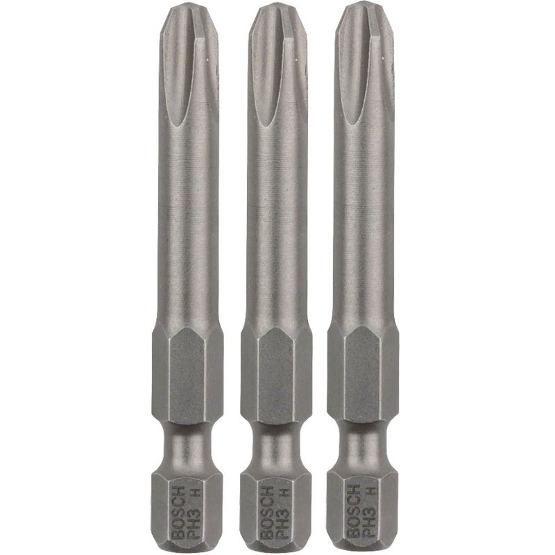 Bosch Professional Extra Hard Bits PH3 49 mm 3-pack