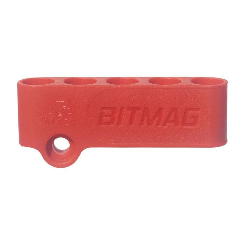 BitMag Bits & borrhållare Komposit Röd Med Magnet