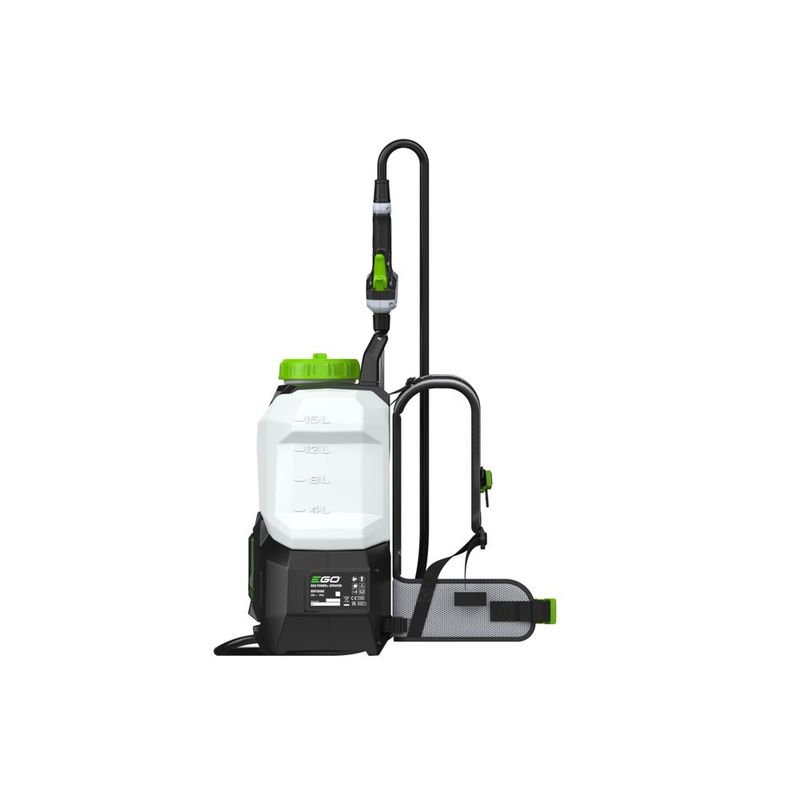 EGO BSP3500E Lågtrycksspruta med ryggsele, 15 L