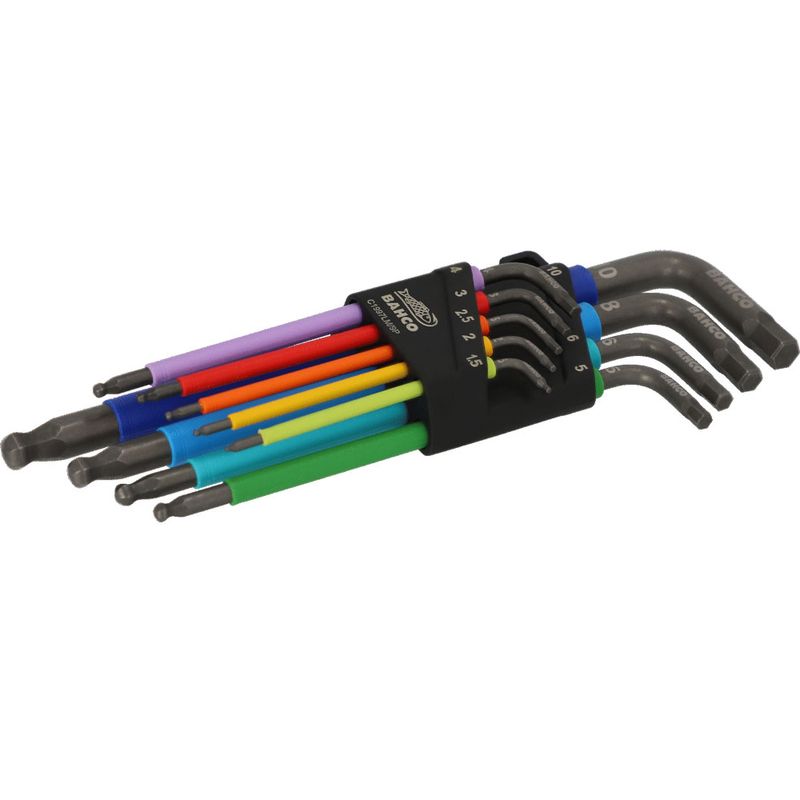 Bahco C1997LM/9P insexnyckelsats 1,5–10 mm