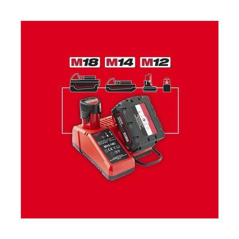 Milwaukee M12-18 C Batteriladdare (12-18V)