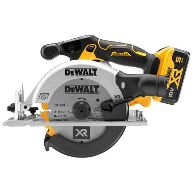 DeWalt DCS565P2 Cirkelsåg 18V XR 165mm (2x5,0Ah)