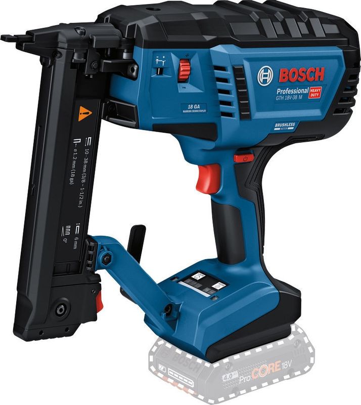 Bosch GTH 18V-38 M Klammerpistol 18V  L-BOXX (utan batterier)