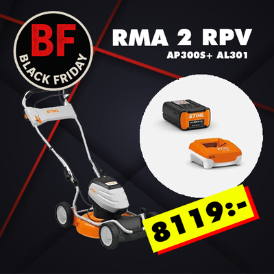 Stihl Gräsklippare RMA 2 RPV Batteridriven 36V (AP 300 S, AL 301)