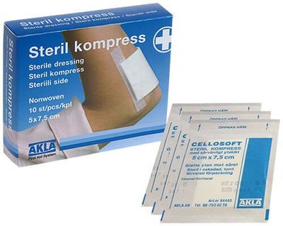 Akla Kompress Cellosoft 94010 5x7,5cm 10ST