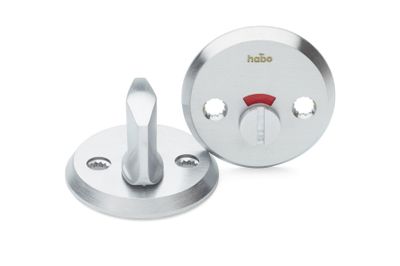 Habo WC-beslag A265 Borstad krom SB