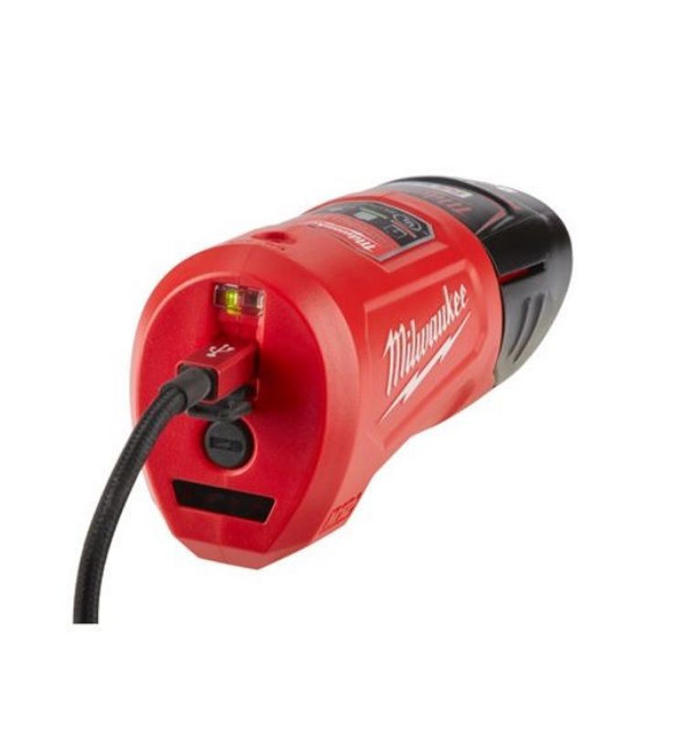 Milwaukee M12 TC Kompakt Laddare & Powerbank