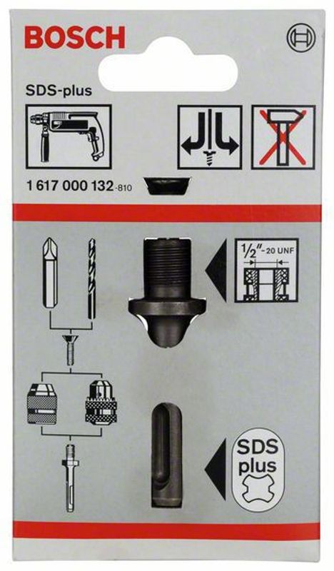 Bosch Adapter för SDS+ till chuck 1/2"