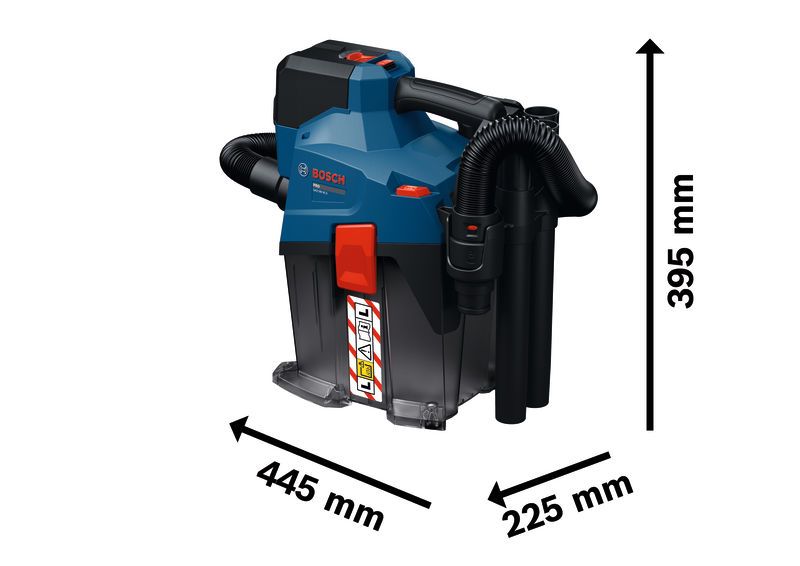 Bosch GAS 18V-6 LS Dammsugare 18V klass L (utan batteri)