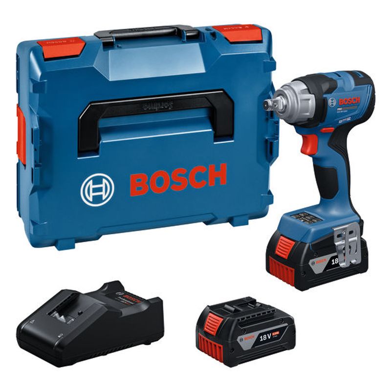 Bosch GDS18V-330H Mutterdragare 18V 1/2" i L-BOXX (2x5,0Ah)