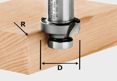 Festool Avrundningsfräs HW R4 OFK 500 D=27