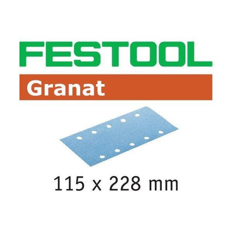 Festool Slippapper STF 115x228 GR/100 Granat