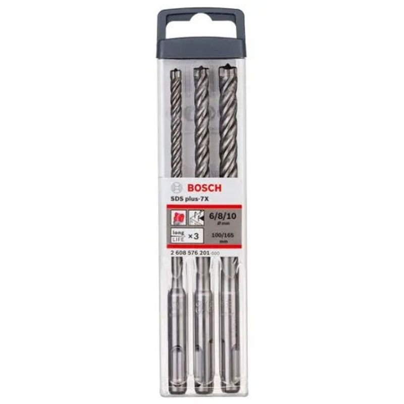 Bosch Hammarborrsats SDS+ 7X 6-10mm 3st