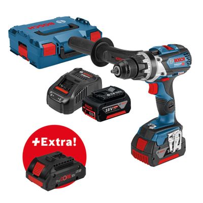 Bosch GSR 18V-85C Borr-/Skruvdragare 18V (2x5,0ah/1x4,0ah) ProCore