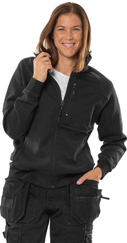 Fristads 7832 GKI Dam – Bekväm Sweatshirt med Dragkedja