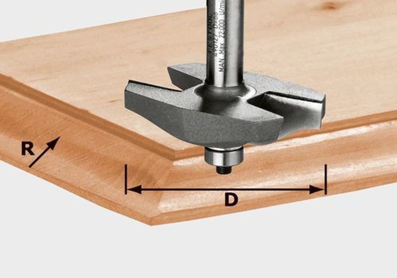 Festool Avplattningsfräs HW S12 D67 x D12