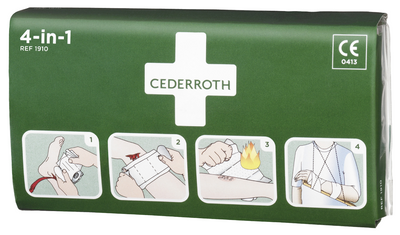 Cederroth Blodstoppare 4-in-1 1910 - Universalförband för Första Hjälpen