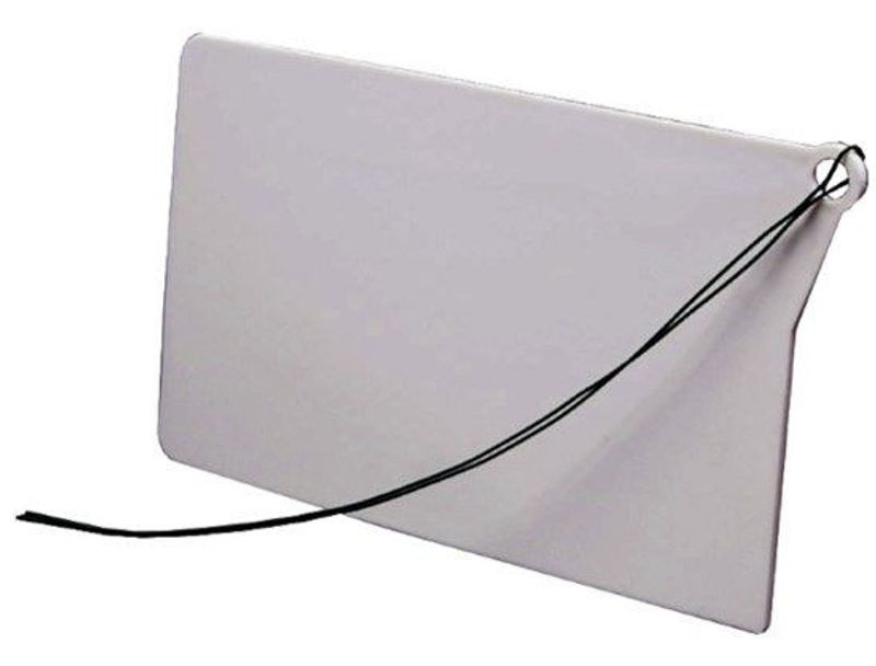 Märkbricka Bulo MB Vit 70x40mm
