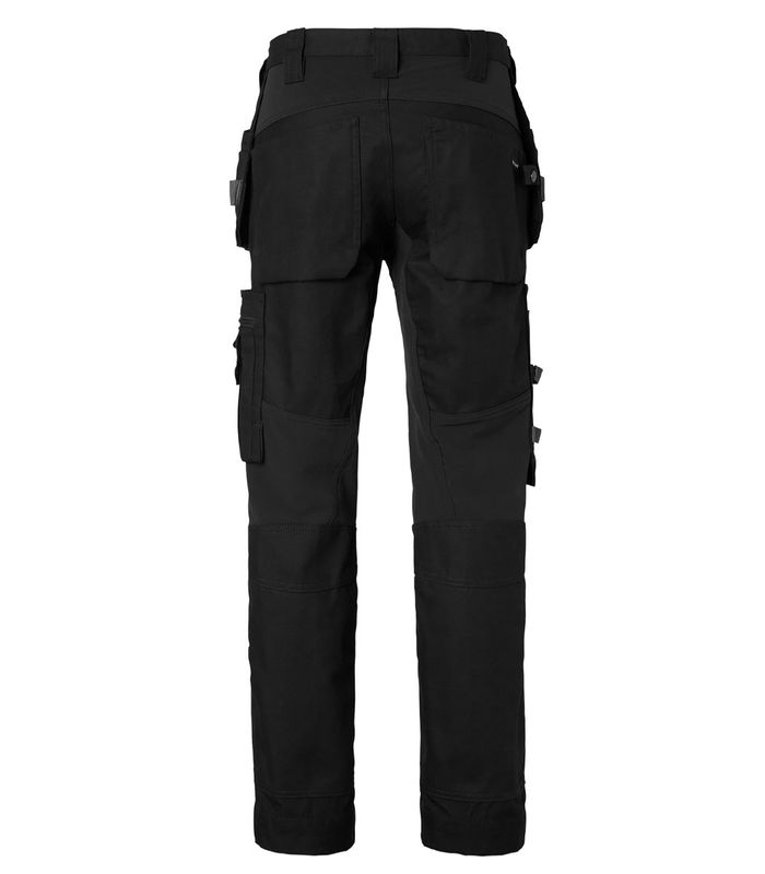 Top Swede 237 Hantverksbyxa med stretch Svart D112