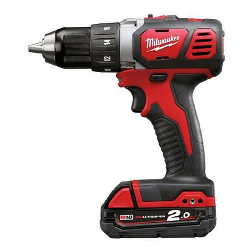 Milwaukee M18 BDD-202C Borr-/Skruvdragare 18V (2x2,0ah)