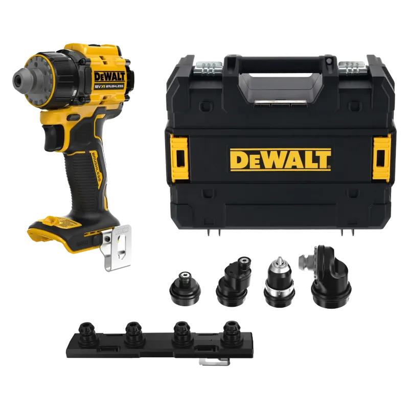 DeWalt DCD803NT 18V XR Borrskruvdragare 4 Huvuden i TSTAK (utan batteri)