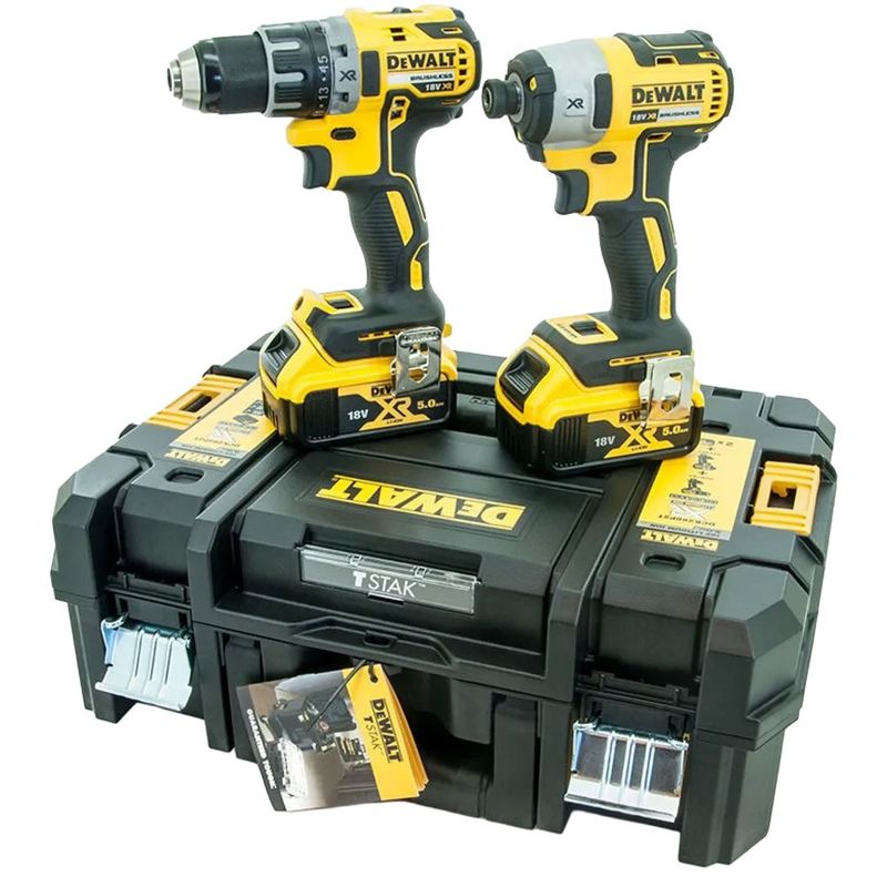 DeWalt DCK268P2T Combokit 18V XR DCD791+DCF887 (2x5,0ah)