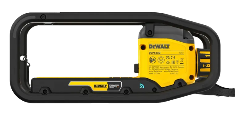 DeWalt DCPS320N slangkoppling och reglage