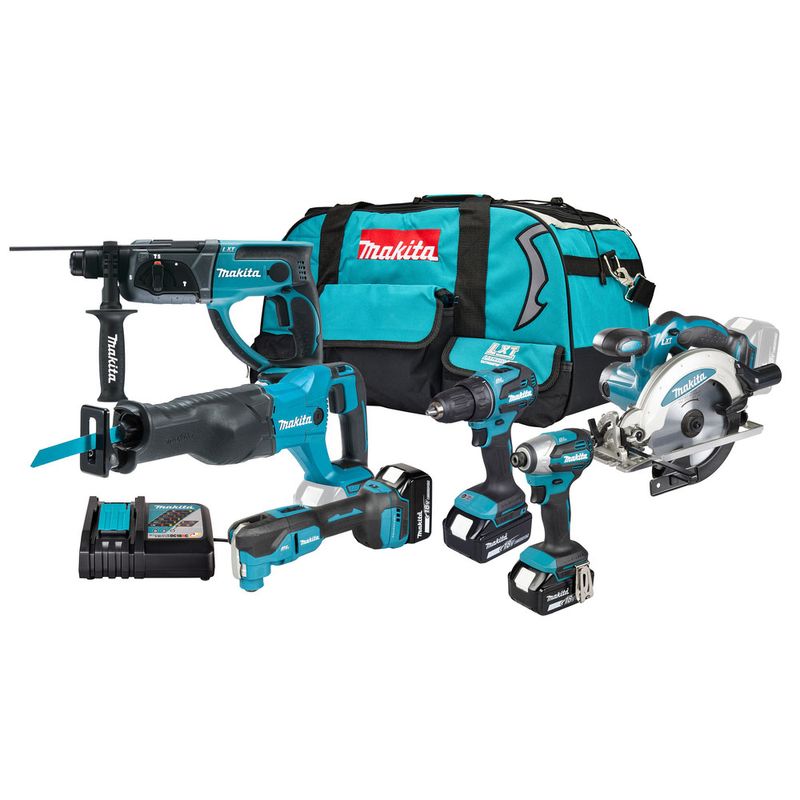 Makita DLX6141TX1 Verktygspaket/Combokit 18V (3x5,0ah)
