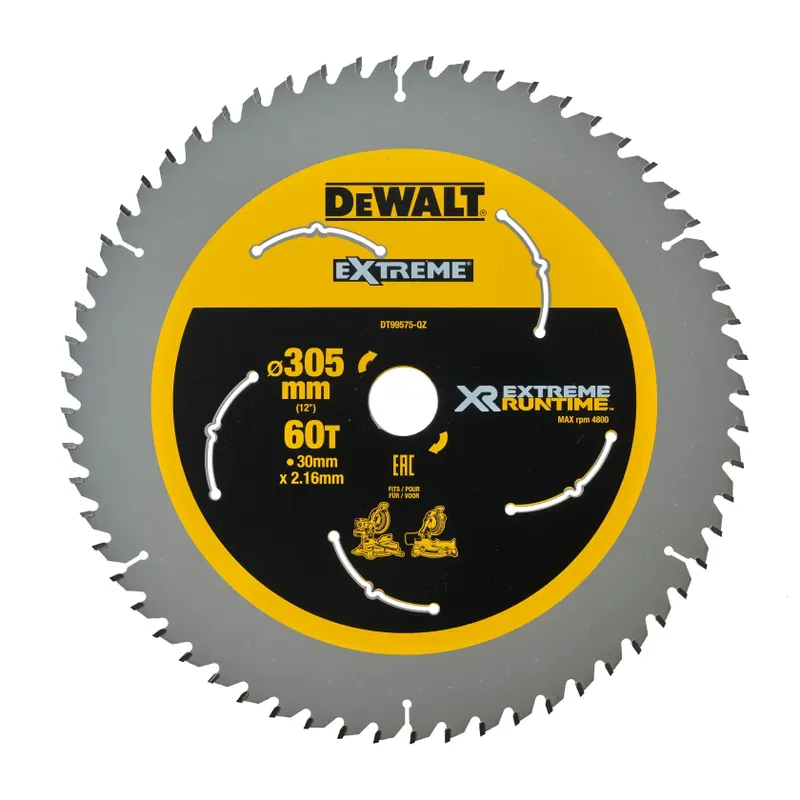 DeWalt Sågklinga XR Extreme Runtime DT99575 305x30 mm 60T