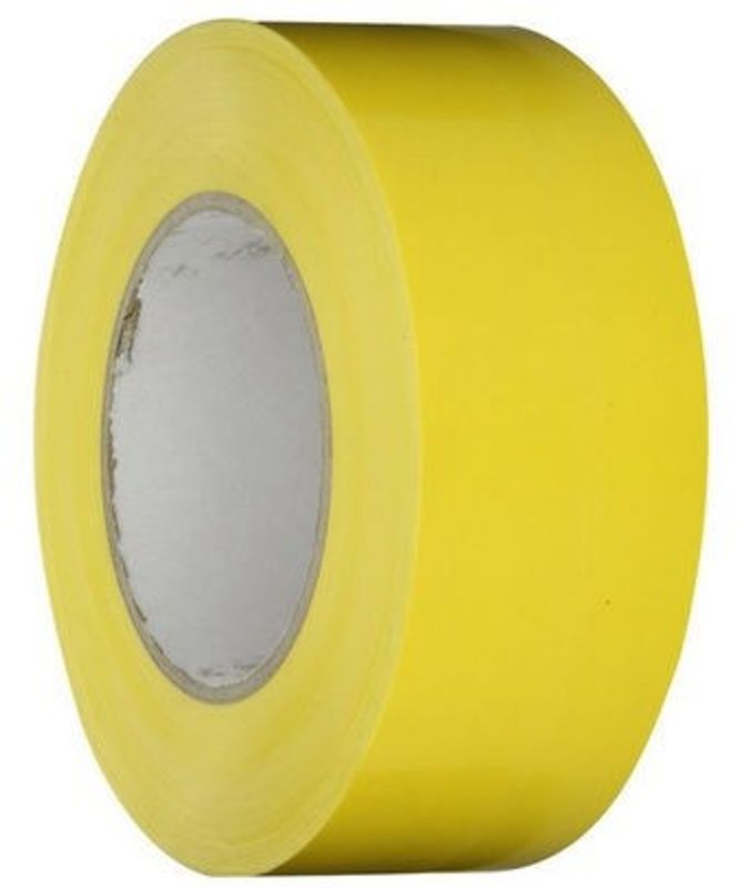 Tectis Byggtejp Gul Räfflad 566 50mm x 33m