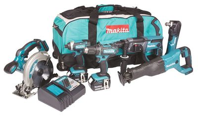 Makita DLX6038T Verktygspaket/Combokit 18V (3x5,0ah)