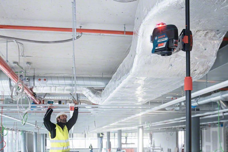 Bosch GLL 3-80 C Kors-/Linjelaser LR7/12V/LB 3x360