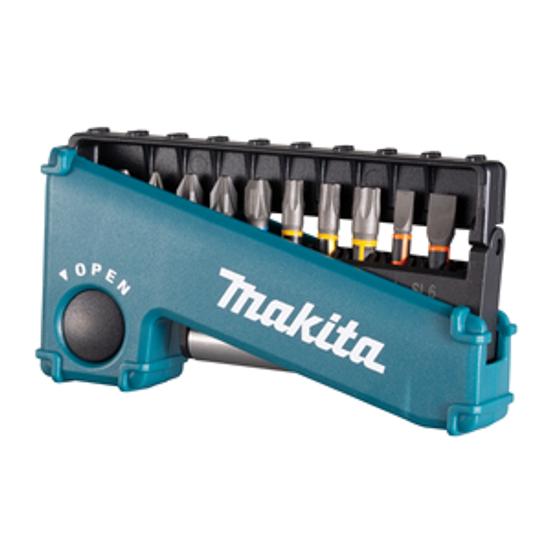 Makita Torsionsbitssats 11 delar 1/4" med Magnetisk Bitshållare