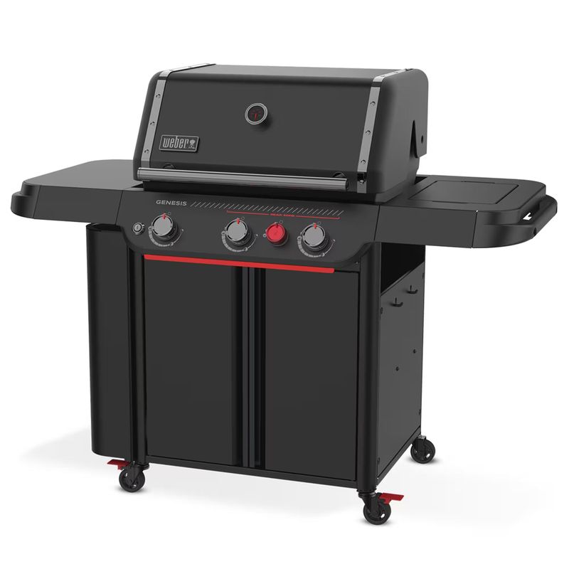 Weber Genesis E-330WR Stealth Gasolgrill 3-brännare Svart